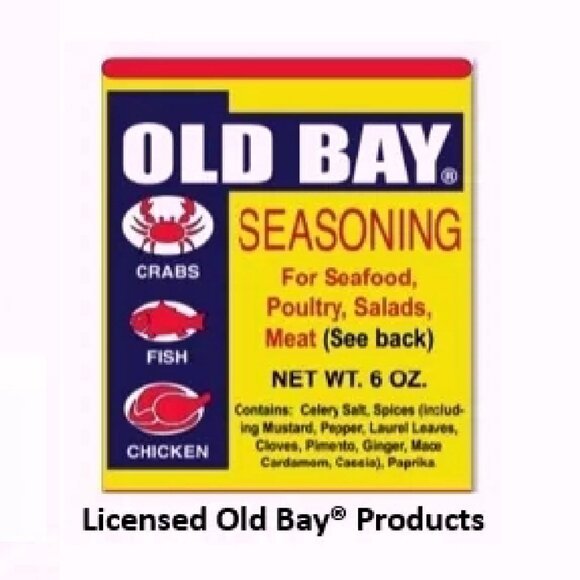 Old Bay Can Logo Hawaiian Style Dress Shirt - NEW Fast Ship - Picture 3 of 5